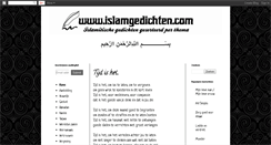 Desktop Screenshot of islamgedichten.com